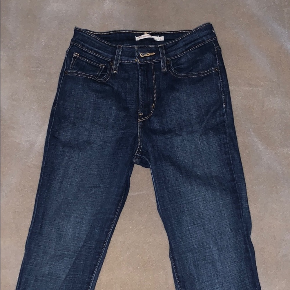 Levis 721 high rise skinny jeans